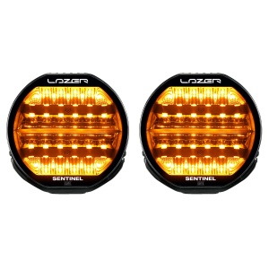 Proiector auxiliar Lazer Sentinel 9 Elite Gen2 - Rotund / 23 cm / 145W / Ref. 20, 2 buc