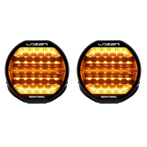 Proiector auxiliar Lazer Sentinel 9 Highline - Rotund / 23 cm / 130W / Ref. 12.5, 2 buc