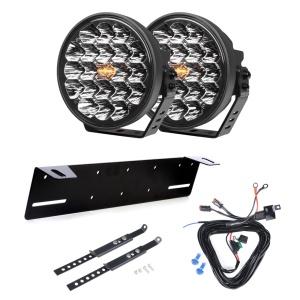 Proiector auxiliar PURELUX 770 DRL - Rotund / 18 cm / 130W / Ref. 25, 2 buc - Set complet - Img 2