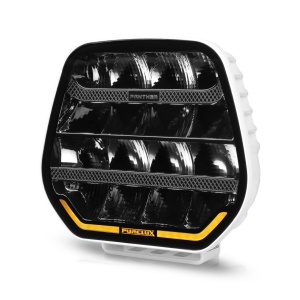 Proiector auxiliar PURELUX Panther 7 Alb - Rotund / 18 cm / 128W / Ref. 20, 1 buc. - Img 2