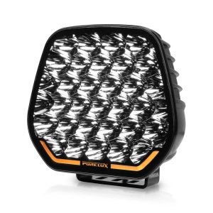 Proiector auxiliar PURELUX Panther 9 Long Range - Rotund / 23 cm / 240W / Off-Road, 1 buc.