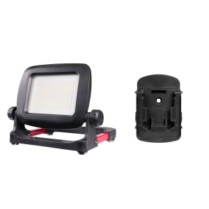 Proiector de lucru AGGE Workmate 3K Pro, pentru acumulatori de scule electrice, 3500 lm, lampă + adaptor pentru acumulatori DeWalt/Milwaukee