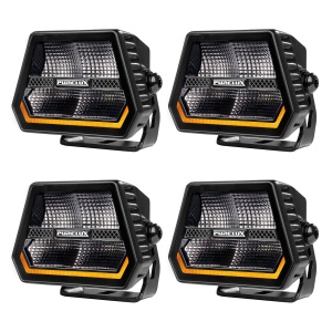 Proiector de lucru PURELUX Panther Alpha 60 R65 - 12 cm / 60W / fascicul larg, 4 buc