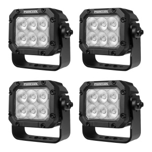 Proiector de lucru PURELUX pătrat 60 HD Gen2 - 14 cm / 60W / fascicul larg, 4 buc - Img 2