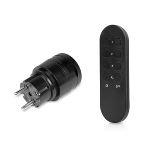 Remote controlled socket AGGE Wireless Remote Control Socket, IP44, Socket + Remote control