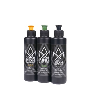 Set de paste de polisare King Carthur Reshine 3 in 1, 3 x 250 ml