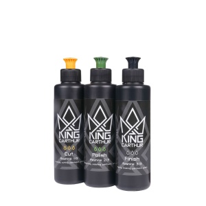 Set de paste de polisare King Carthur Reshine 3 in 1, 3 x 250 ml - Img 2