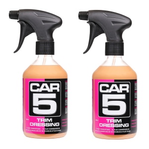 Soluție pentru întreținerea plasticului CAR5 Trim Dressing, 2 x 500ml