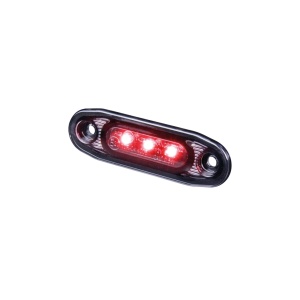 Spotlight / Extreme light Strands Dark Knight Ultra Slim - 12/24V / 0.2-0-3W / 79 mm, Roșu - Img 2
