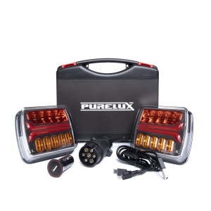 Taillight Kit PURELUX fără fir Trailer lampă Kit - fără fir / fixare magnetică