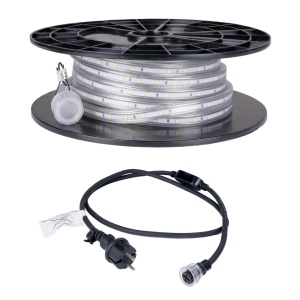 Bandă LED / Proiector de lucru AGGE Lite 230V - 400 lm/m, 10 m, bandă cu cablu de alimentare (4000K) - Img 2