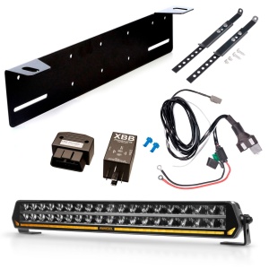 Bară LED PURELUX Panther C540 - curbată / 54 cm / 216W / Ref. 25, 1 buc - Set complet cu suport pentru număr de înmatriculare + XBB Dongle & PowerUnit releu de conectare - Img 2