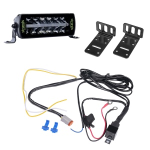 Bară LED Strands Siberia Outlaw UDX 8" - dreaptă / 20 cm / 32W, 1 buc - Kit complet