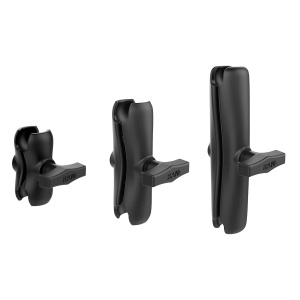 Braț de montaj RAM Mounts Double priză Arm, C-mărime, scurt (63.5 mm)