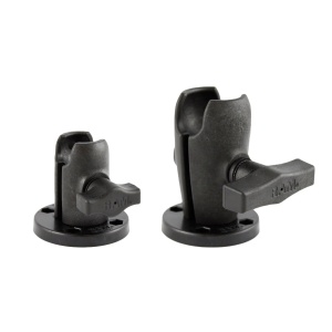 Braț de montaj RAM Mounts Single priză Arm cu placă pivotantă rotundă, B/C mărime, mărime B