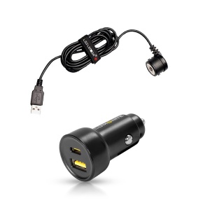 Cablu de încărcare LEDLENSER P5R / P5R.2 - USB-A, Cablu de încărcare + USB Încărcător auto