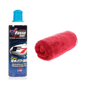 Ceară auto Soft99 F7 Fusso Coat, 300 ml, Wax + Polishing Cloth - Img 2
