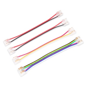 Conector pentru bandă LED AGGE Strip to Strip, 10cm, pentru o singură culoare 8 mm benzi LED - Img 2