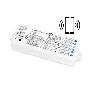 Controler mobil pentru bandă LED AGGE 5-in-1 Color, Zigbee + RF 2.4 GHz, doar controlerul