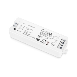 Controler pentru bandă LED AGGE pentru o singură culoare, RF 2.4 GHz, doar controlerul - Img 2