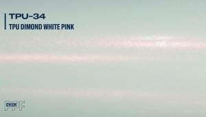 Folie de protecție pentru vopsea GYEON PPF Color - alb, Diamond White Pink (TPU-34)
