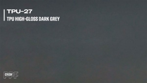 Folie de protecție pentru vopsea GYEON PPF Color - gri, High-Gloss Dark Grey (TPU-27)