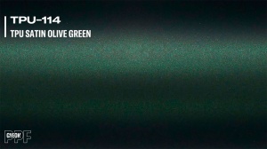 Folie de protecție pentru vopsea GYEON PPF Color - verde, Satin Olive Green (TPU-114)