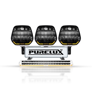 Kit de proiectoare auxiliare PURELUX WRC 10, 846W / 52 000 lm - Set complet, set cu lămpi albe