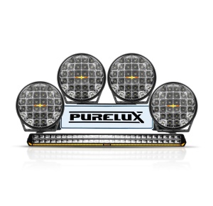 Kit de proiectoare auxiliare PURELUX WRC 14, 1024W / 73 000 lm - Set complet