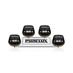 Kit de proiectoare auxiliare PURELUX WRC 23, 512W / 31 000 lm, Alb