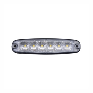 Lampă de avertizare Strands Strobe Light 6 LED - Portocaliu / 12/24V / 7W / 131 mm
