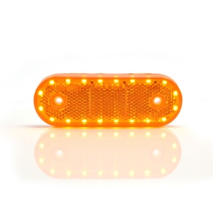 Lampă de gabarit laterală cu semnalizatoare Strands Side Marker LED - 12/24V / 114 mm