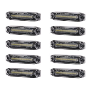 Lampă de gabarit Purelux Spectre 12X - 12/24V / 6W / 102 mm, 10 buc - Img 2