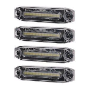 Lampă de gabarit Purelux Spectre 12X - 12/24V / 6W / 102 mm, 4 buc