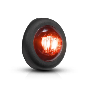 Lampă de gabarit PURELUX Spectre 2X Dark - 12/24V / 1W / 19 mm, Roșu