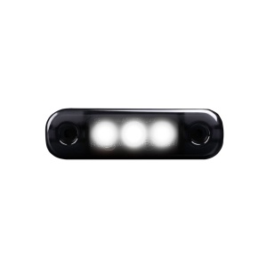 Lampă de gabarit Strands Dark Knight Super Dark Slim 3LED - 12/24V / 1W / 84 mm, Alb - Img 2