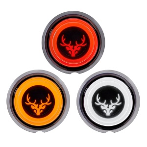 Lampă de poziție Strands Freedom Viking 12LED - 12/24V / 70 mm, Roșu