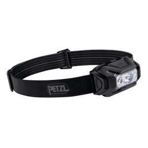 Lampă frontală PETZL Aria 2R RGB - 625 lm / Reîncărcabil, negru
