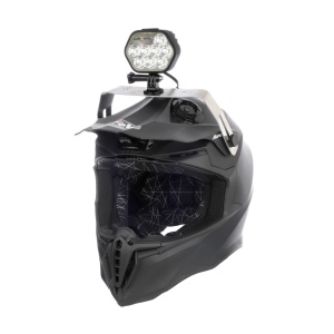 Lampă pentru cască Enduro LUMONITE Leader - 6838 lm / Reîncărcabil, 1 x light + Baterie + Suport - Img 2