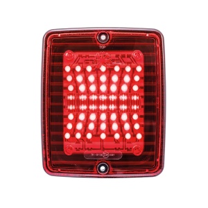 Lampă spate / lumină de frână Strands IZE LED - Roșu / 24V / 130 mm - Img 2