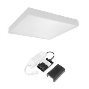 Panou LED AGGE Backlit Panel PRO - 40W / 3000K-6000K / montaj aparent, lampă + sursă de alimentare dimabilă TRIAC