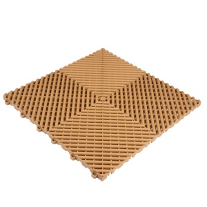 Placă pentru pardoseală DR DIRT Garage Plaza HD – Original (1,92 m²), maro deschis, 1.92 m² (12 tiles)