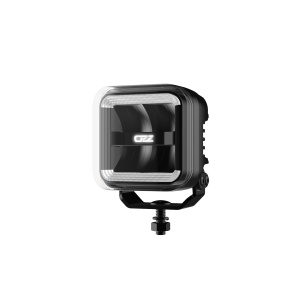 Proiector auxiliar OZZ SQR 3" Negru - pătrat / 10 cm / 60W / Ref. 25, 1 buc.