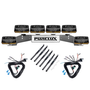 Proiector auxiliar PURELUX Panther 11 Alb - Rectangle / 24 cm / 170W / Ref. 20, 6 buc - Set complet (WRC)