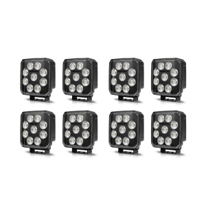 Proiector de lucru PURELUX Black Raven Heat 65 - 10 cm / 65W / fascicul larg, 8 buc - Img 2