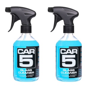 Soluție de curățare pentru geamuri CAR5 Glass Cleaner, 2 x 500ml