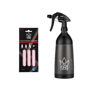 Soluție de curățare universală King Carthur HD Exterior Cleaner Tablet, Detergent tablets (3 buc) + Spray flacon