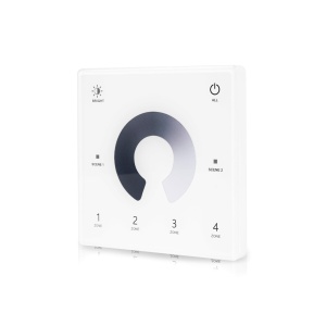 Telecomandă pentru bandă LED AGGE reglarea intensității Wall Suport Touch Panel 4-zones, RF 2.4 GHz, doar telecomanda - Img 2