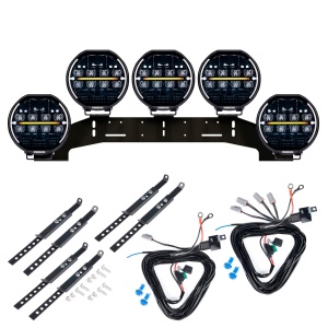 Additional light PURELUX Heat 9200 - Round / 22 cm / 200W / Ref. 30, 5 pcs - Complete set (WRC)