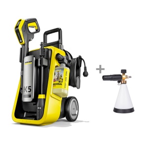 Aparat de spălat cu presiune KÄRCHER K5 Comfort Premium Connect, Aparat de spălat cu presiune + Dr Dirt Foam Lance